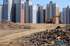 공사 멈춘 울산 우정혁신도시