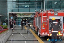 동작소방서, 동작구민체육센터 화재진압훈련 실시