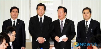이병석 의원, 한나라당 원내대표 불출마 선언