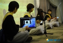 아이폰과 맥북으로 공연되는 사물놀이