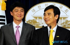[6.2지방선거]유시민, 민주노동당 안동섭 경기도지사 후보와 단일화