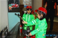 용산소방서, 청운어린이집 소방안전체험교육 실시