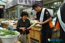 영월소방서, 소방통로확보 캠페인 전개