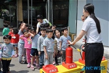 강동소방서 유치원생 대상으로 소방안전교육 실시