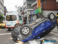 마포소방서 서교호텔 앞 교통사고 환자 구조