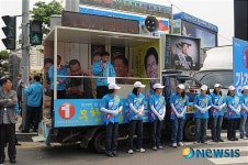 [6·2지방선거]김포시장 후보들, 마지막 휴일 총력전