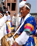 전남도 무형문화재 진도북놀이 보유자 김관우 옹