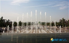 [유기자 여행사진]광장 전체가 분수쇼 공연장으로