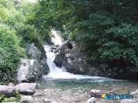 시원한 아침고요수목원의 선녀탕, 여름에는 인기 절정