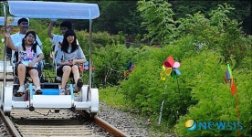 레일바이크 짱이예요
