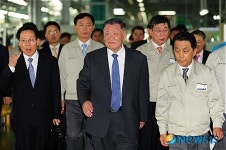생산현장 찾은 정몽구 회장