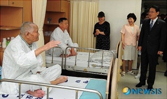 유인촌 장관, 대구 보훈병원 방문