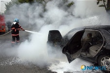 동부간선도로 차량 화재