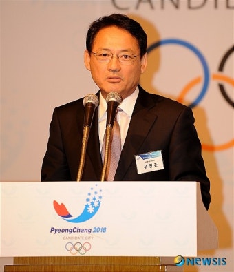 유인촌 장관, '평창 동계올림픽 유치를 기원하며!'