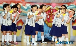 어린이들의 앙증맞은 율동