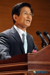 하나원 개원 11주년 기념식 축사하는 김문수