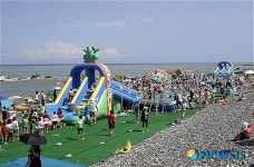 울산 주전 몽돌해변 무료 물놀이장