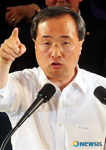정견발표하는 김대식 후보