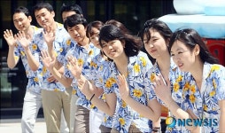 신세계 센텀시티 하와이안 셔츠 근무복