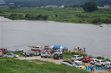 다슬기 잡으려다 어린이들이 실종된 남한강변