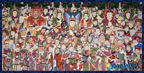일백사위신중탱화