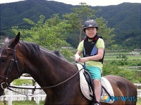 산청 우체국 장애우와 함께하는 승마체험