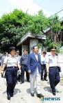 정금마을 살펴보는 맹 장관