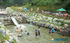 증평 좌구산자연휴양림 물놀이장