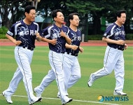 이구동성 야구단 첫 훈련