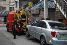 양천소방서, 불법주정차 차량 즉시강제 견인 훈련실시