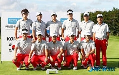 한일골프대항전 한국팀 파이팅