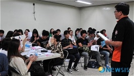 송파소방서, 서울디자인한마당 진행요원 소방안전교육