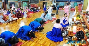 화계사에서 열린 다문화가정·이주노동자 합동차례