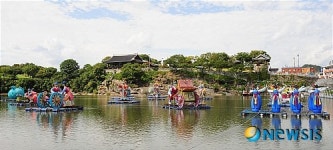 남강 유등 추석연휴 볼거리로 최고