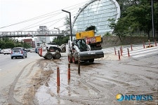 수해복구하는 서초구
