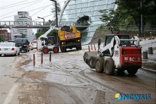수해복구하는 서초구