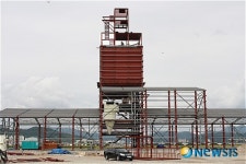 밀양축협 섬유질사료 신축현장, 안전의식 추락