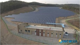 구미시 산동면 태양광발전소 준공
