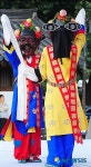 운현궁에서 열린 처용무 공연