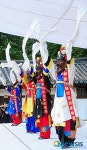 힘이 넘치는 처용무 공연