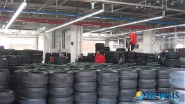 영암 서킷 F1 피트 타이어적치장