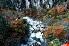단풍 물든 천불동 계곡