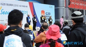 출발전 인사말하는 오세훈시장