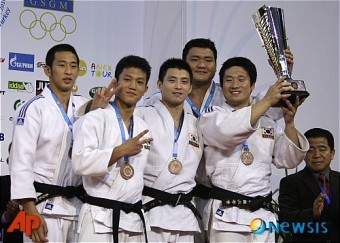 한국, 세계단체유도선수권대회 '동메달'