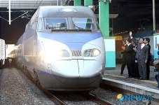 KTX 수원역 정차