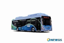 현대차, CNG 하이브리드 버스 블루시티 개발