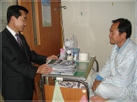 태백산재병원 방문한 신영철 근로복지공단 이사장