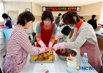 일본 관광객들이 담근 괴산절임배추