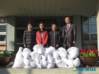 진주 망경·주약초교, 꿈과 사랑의 쌀 맡겨