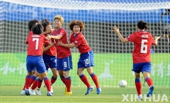 [광저우AG]여자축구, 중국 격파' 동메달'